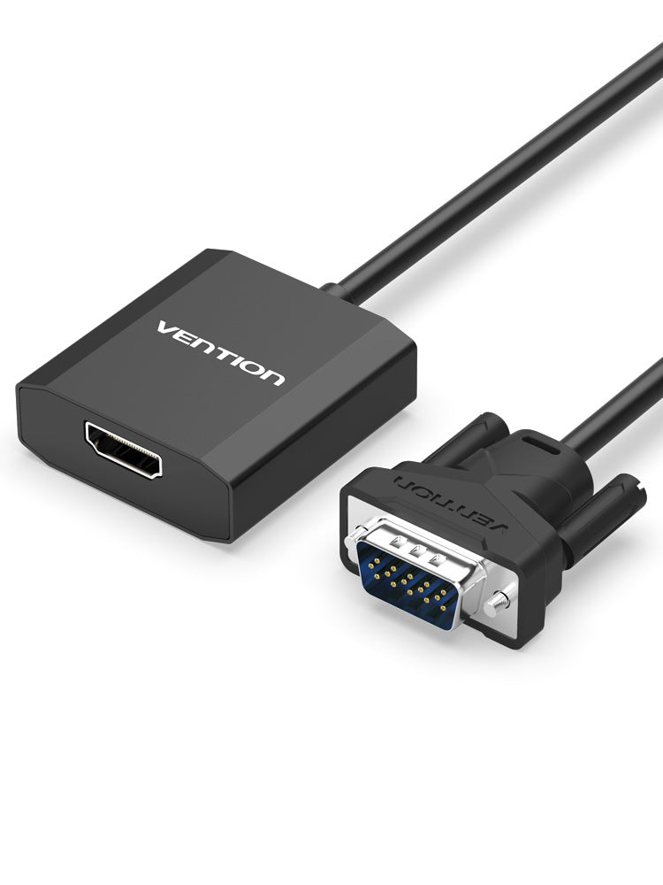KTX-787219 HDMI to AV Adapter Cable for Computer, TV, Projector with Audio Support, 25cm Pure Copper Design