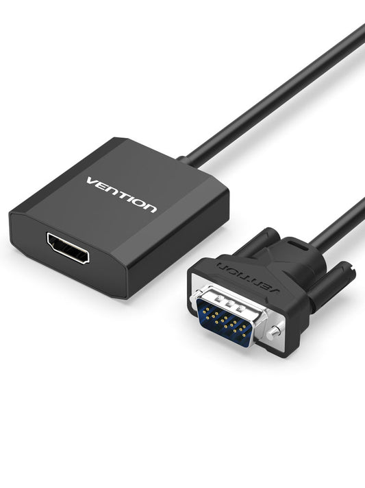 KTX-787219 HDMI to AV Adapter Cable for Computer, TV, Projector with Audio Support, 25cm Pure Copper Design
