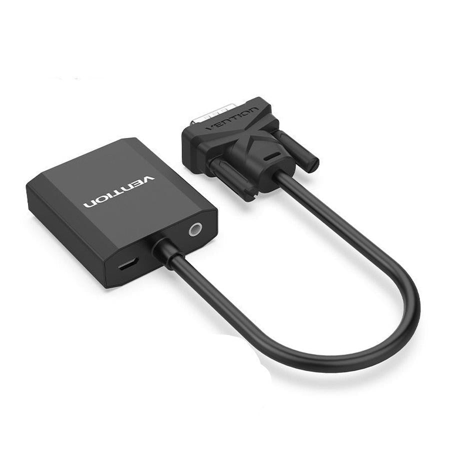 KTX-787219 HDMI to AV Adapter Cable for Computer, TV, Projector with Audio Support, 25cm Pure Copper Design