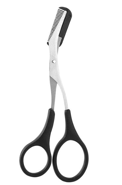 KTX-470803 Stainless Steel Eyebrow Trimmer Set with Shaving Tool, Perfect for Precision Grooming