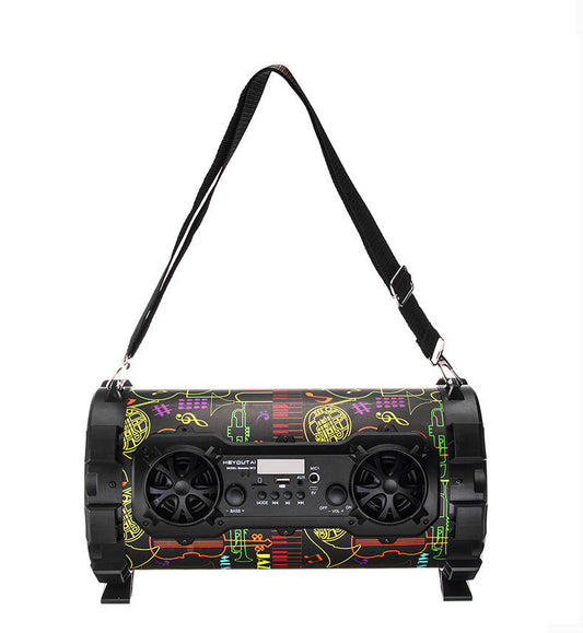 KTX-280531 Outdoor High-Power Bluetooth Speaker with Wired and Wireless Microphone, USB Connection, Built-in Lithium Battery, 25W Output, 15m Range, MP3 Support, 3-Hour Playtime