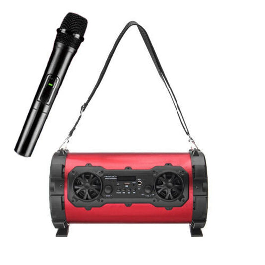KTX-280531 Outdoor High-Power Bluetooth Speaker with Wired and Wireless Microphone, USB Connection, Built-in Lithium Battery, 25W Output, 15m Range, MP3 Support, 3-Hour Playtime