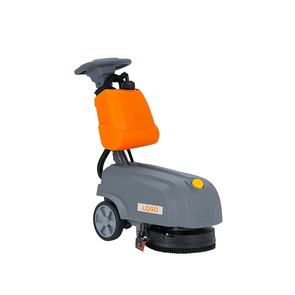 KTX-993619 24V Battery-Powered Walk-Behind Rubber Floor Scrubber Portable Electric Cleaning Machine