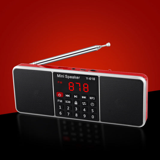KTX-807123 Compact Dual Bluetooth Speaker with MP3 Playback and Card Reader Functionality