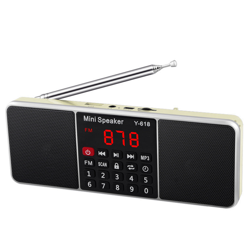 KTX-807123 Compact Dual Bluetooth Speaker with MP3 Playback and Card Reader Functionality