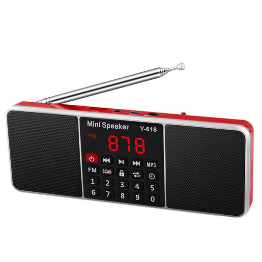 KTX-807123 Compact Dual Bluetooth Speaker with MP3 Playback and Card Reader Functionality