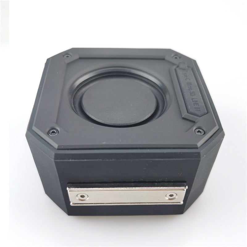 KTX-169875 Portable Bluetooth TWS Card Speaker with Radio Function and 15W Output, Dustproof, 12-Hour Playtime, USB Charging, TF Card Support, Black