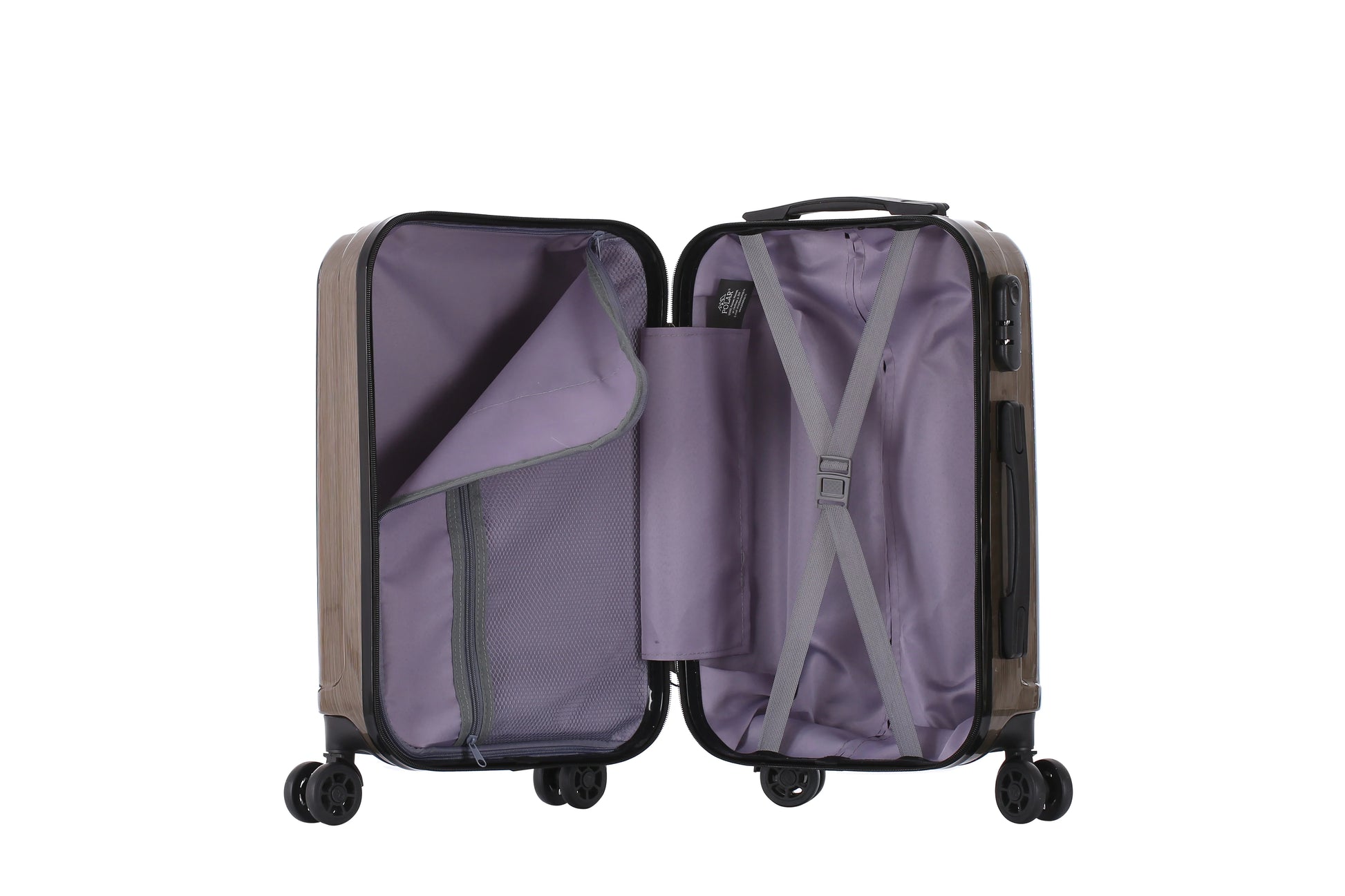 KTX-611411 Custom Logo PC Hard Shell Trolley Travel Suitcase with Durable Design