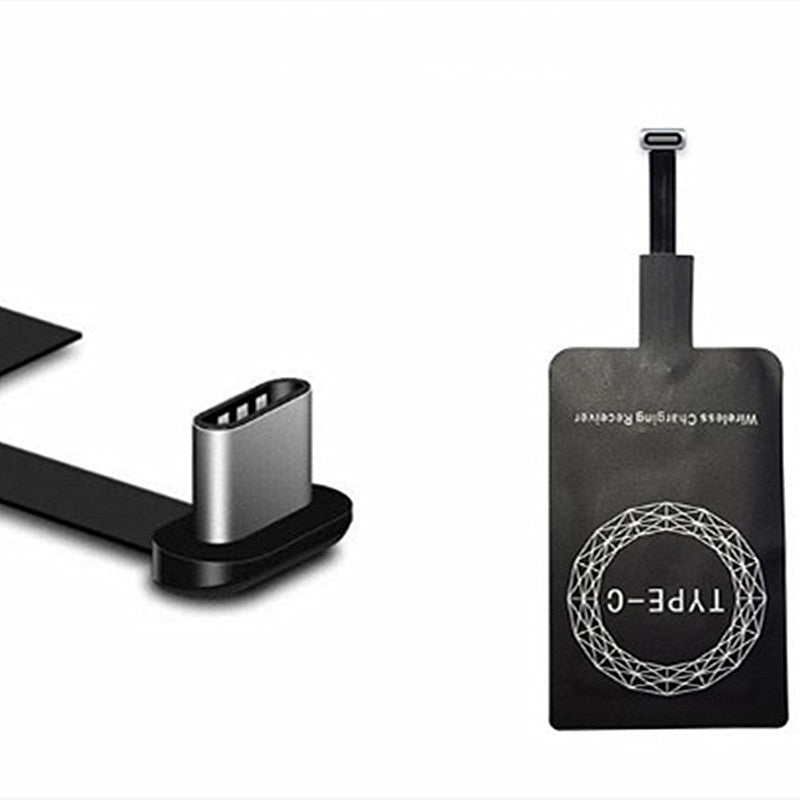KTX-698963 Wireless Charging Receiver for Compatible Mobile Phones and iPhone Models, QI Standard, 5V Input Output, Induction Mode, Compact Design