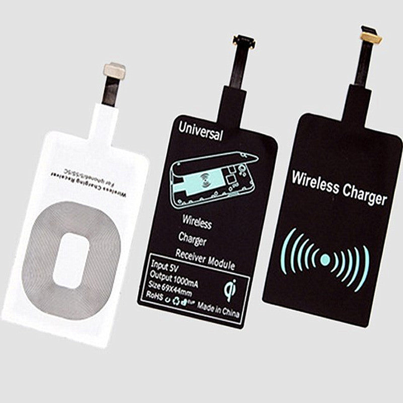 KTX-698963 Wireless Charging Receiver for Compatible Mobile Phones and iPhone Models, QI Standard, 5V Input Output, Induction Mode, Compact Design