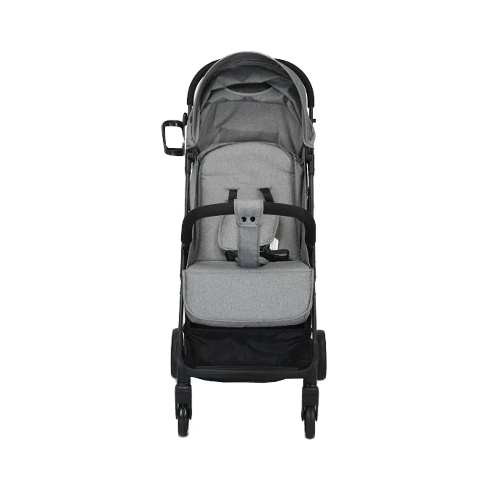 KTX-484755 Compact Folding Baby Stroller with Adjustable Backrest and Canopy for Easy Travel