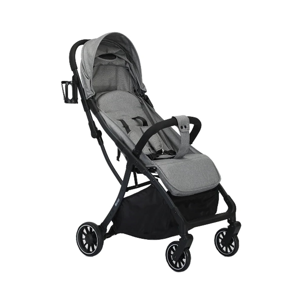 KTX-484755 Compact Folding Baby Stroller with Adjustable Backrest and Canopy for Easy Travel