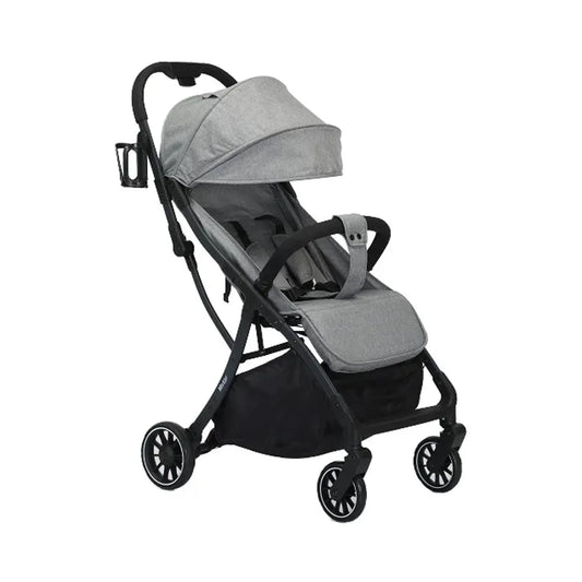 KTX-484755 Compact Folding Baby Stroller with Adjustable Backrest and Canopy for Easy Travel