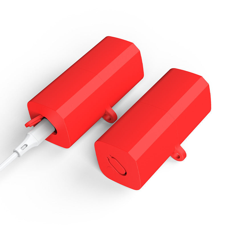 KTX-362579 Fashionable Silicone Case for Huawei FreeBuds Lipstick - Red and Wine Red