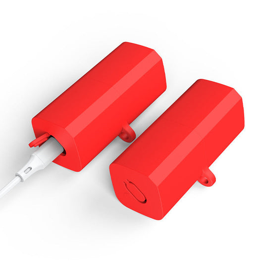 KTX-362579 Fashionable Silicone Case for Huawei FreeBuds Lipstick - Red and Wine Red