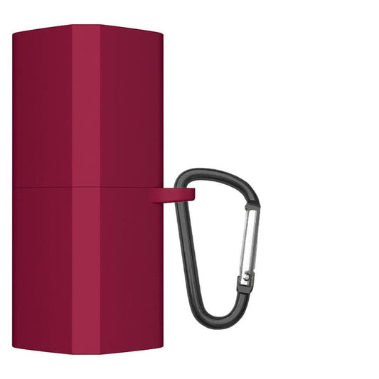 KTX-362579 Fashionable Silicone Case for Huawei FreeBuds Lipstick - Red and Wine Red