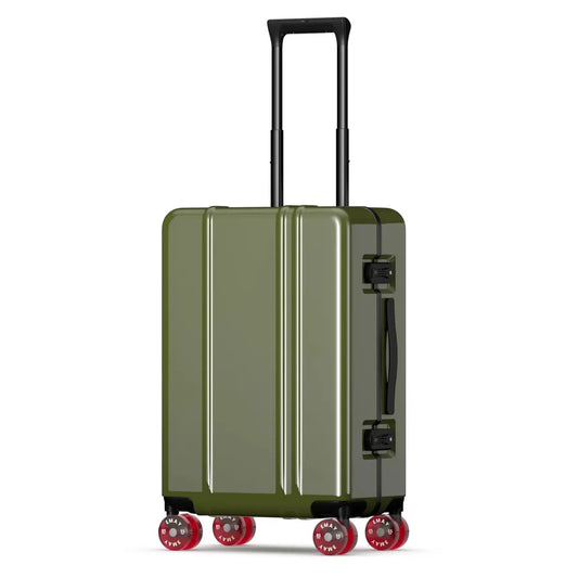KTX-765203 Customisable Logo Travel Trolley Suitcase with Aluminium Frame and Spinner Wheels
