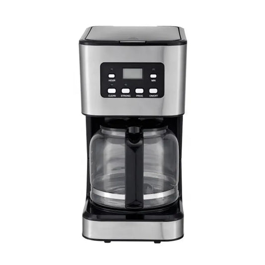 KTX-885267 12-Cup Programmable Drip Coffee Maker with Glass Carafe and LCD Display