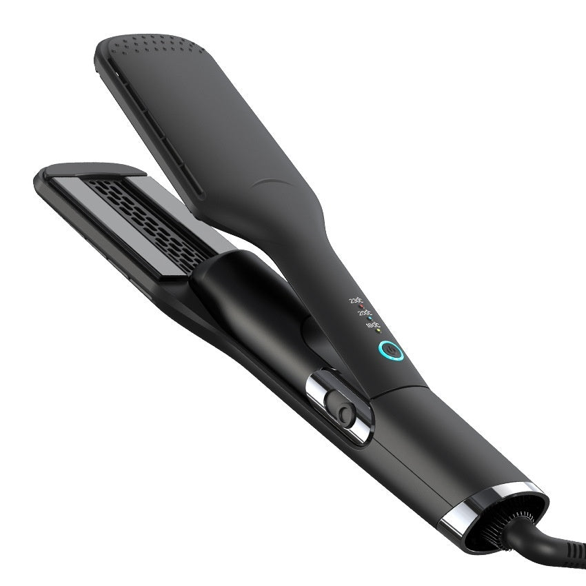 KTX-664787 Two-in-One Hair Dryer and Straightener for Wet and Dry Use - 300W Dual-Function Electric Styling Tool