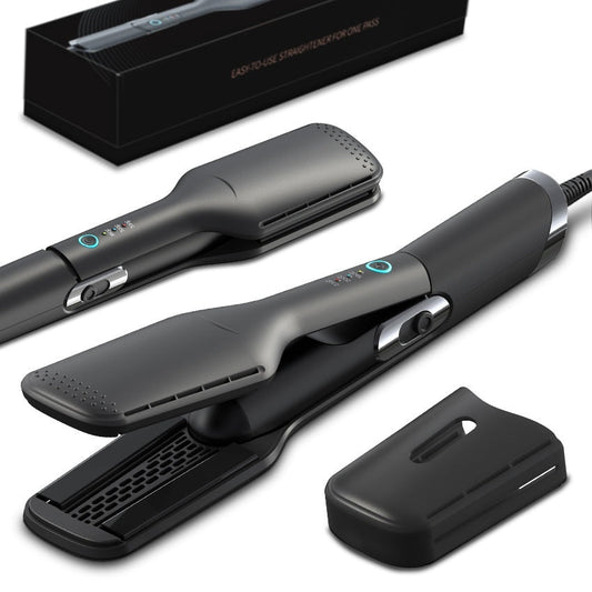 KTX-664787 Two-in-One Hair Dryer and Straightener for Wet and Dry Use - 300W Dual-Function Electric Styling Tool