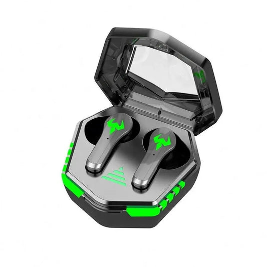 KTX-656467 Low Latency Gaming Earbuds with Mic, Wireless TWS Headset for Bass Audio Sound Positioning, Sports Ready