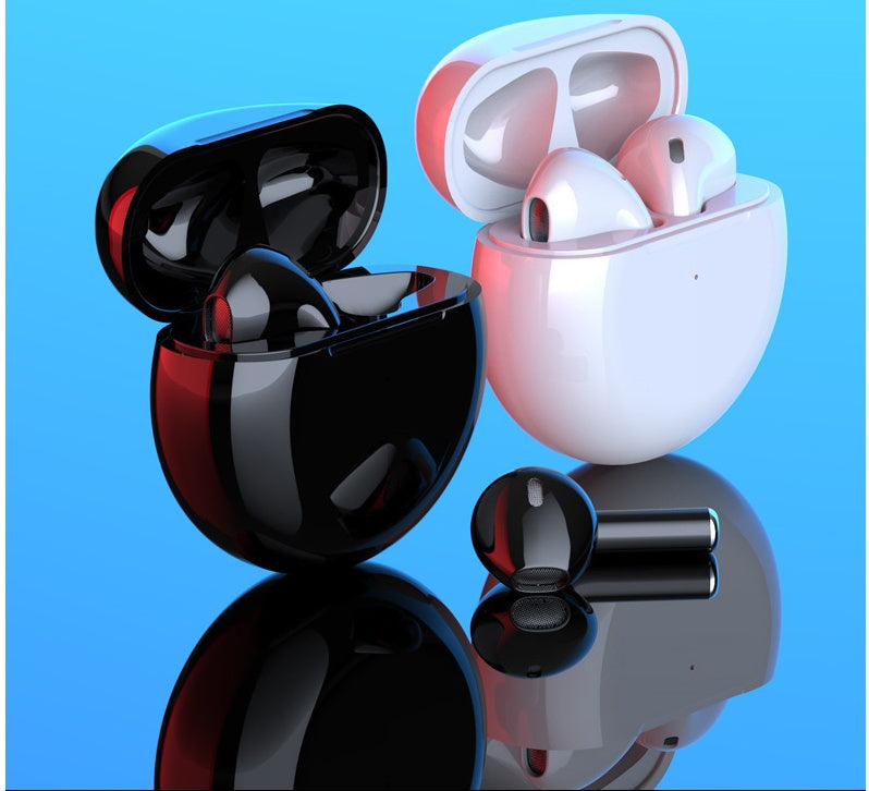KTX-768595 J6 Wireless Bluetooth Sports Earbuds with Noise Reduction and Roaring Bass