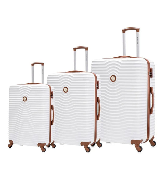 KTX-177683 Lightweight Durable 3-Piece Travel Suitcase Set - Trolley Luggage Bags for Effortless Travel