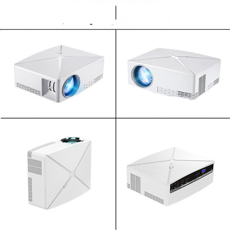 KTX-701267 C80 Mini Projector - Compact 720p Home Theater Experience with LED Projection, 30-200 Inch Display