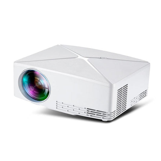 KTX-701267 C80 Mini Projector - Compact 720p Home Theater Experience with LED Projection, 30-200 Inch Display