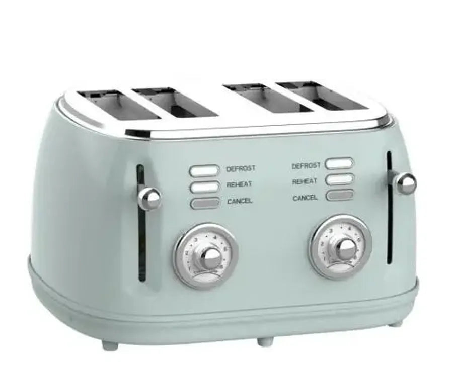 KTX-618835 Electric Kettle and 4-Slice Toaster Kitchen Set with Temperature Display, 1.7L 3000W Kettle and 1500W Toaster