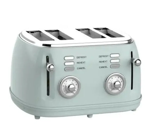 KTX-618835 Electric Kettle and 4-Slice Toaster Kitchen Set with Temperature Display, 1.7L 3000W Kettle and 1500W Toaster