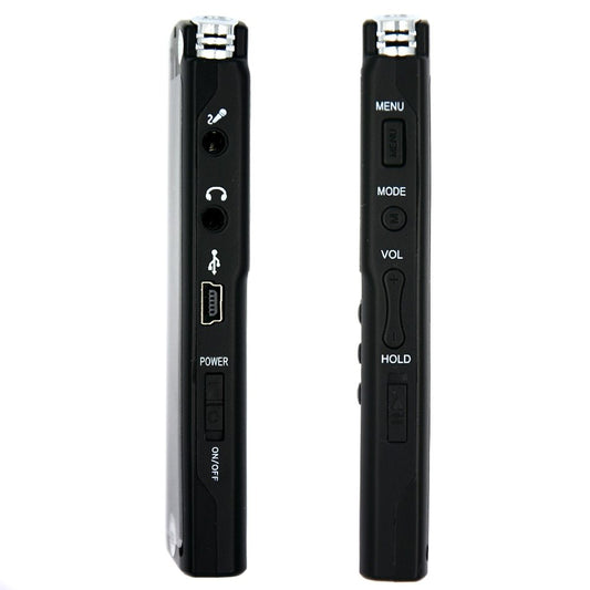 KTX-784403 USB Voice Recorder with External Microphone and Built-In Speakers - Multiple Memory Options Available