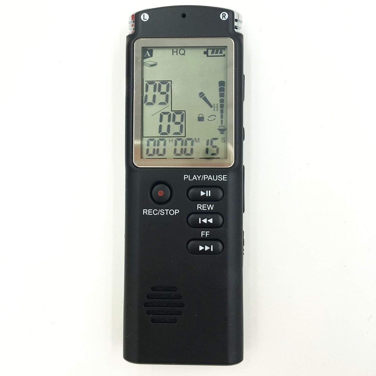 KTX-784403 USB Voice Recorder with External Microphone and Built-In Speakers - Multiple Memory Options Available