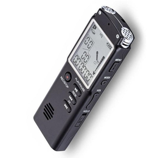 KTX-784403 USB Voice Recorder with External Microphone and Built-In Speakers - Multiple Memory Options Available