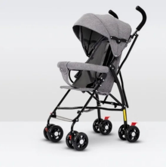 KTX-074579 Compact Stroller with Storage Frame and Integrated Cup Holder for Effortless Mobility