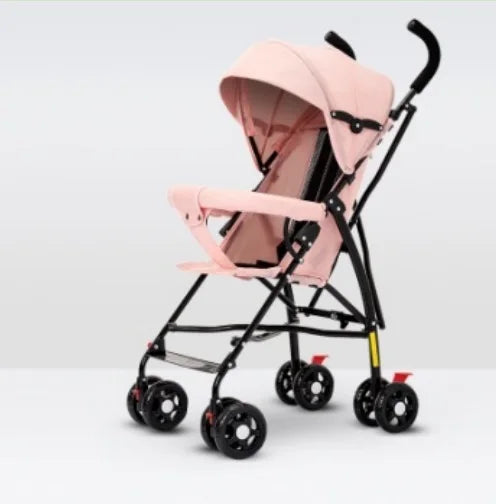 KTX-074579 Compact Stroller with Storage Frame and Integrated Cup Holder for Effortless Mobility