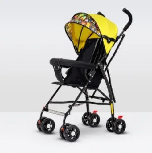 KTX-074579 Compact Stroller with Storage Frame and Integrated Cup Holder for Effortless Mobility