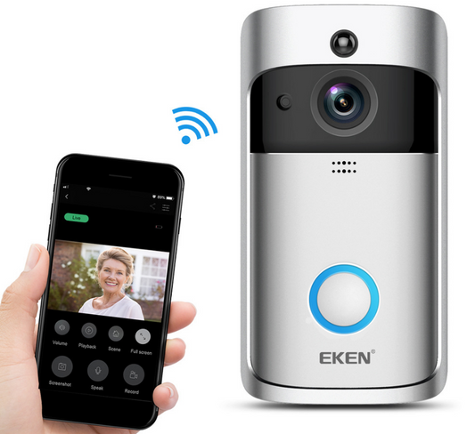 KTX-027475 Smart Wireless WiFi Video Doorbell for Enhanced Home Security