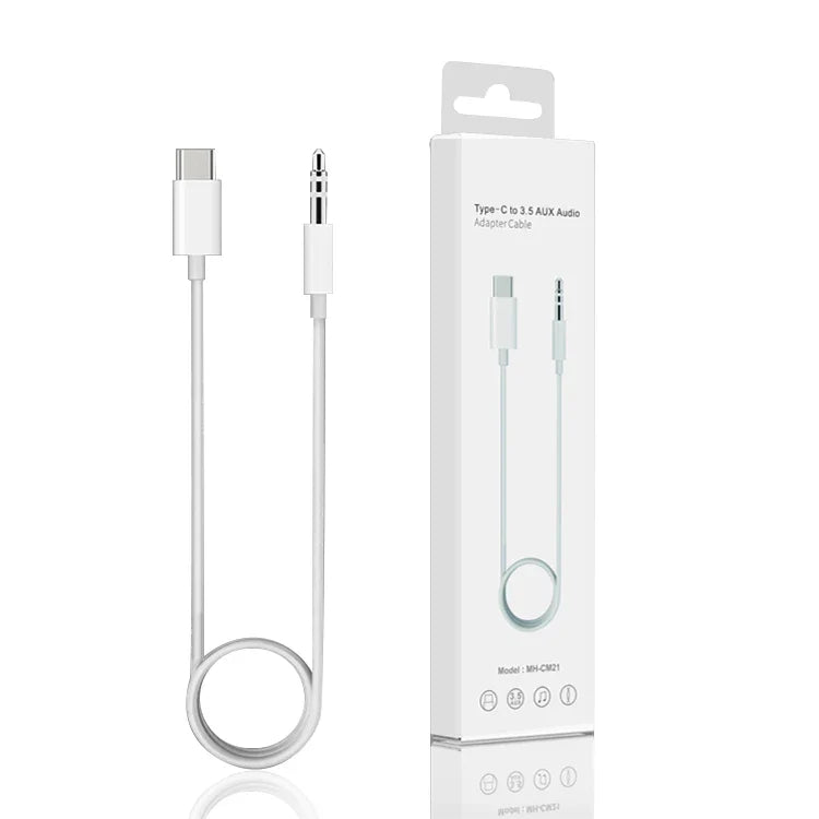 KTX-309267 Type C to 3.5mm AUX Converter Cable for Compatible Devices and Car Audio Systems
