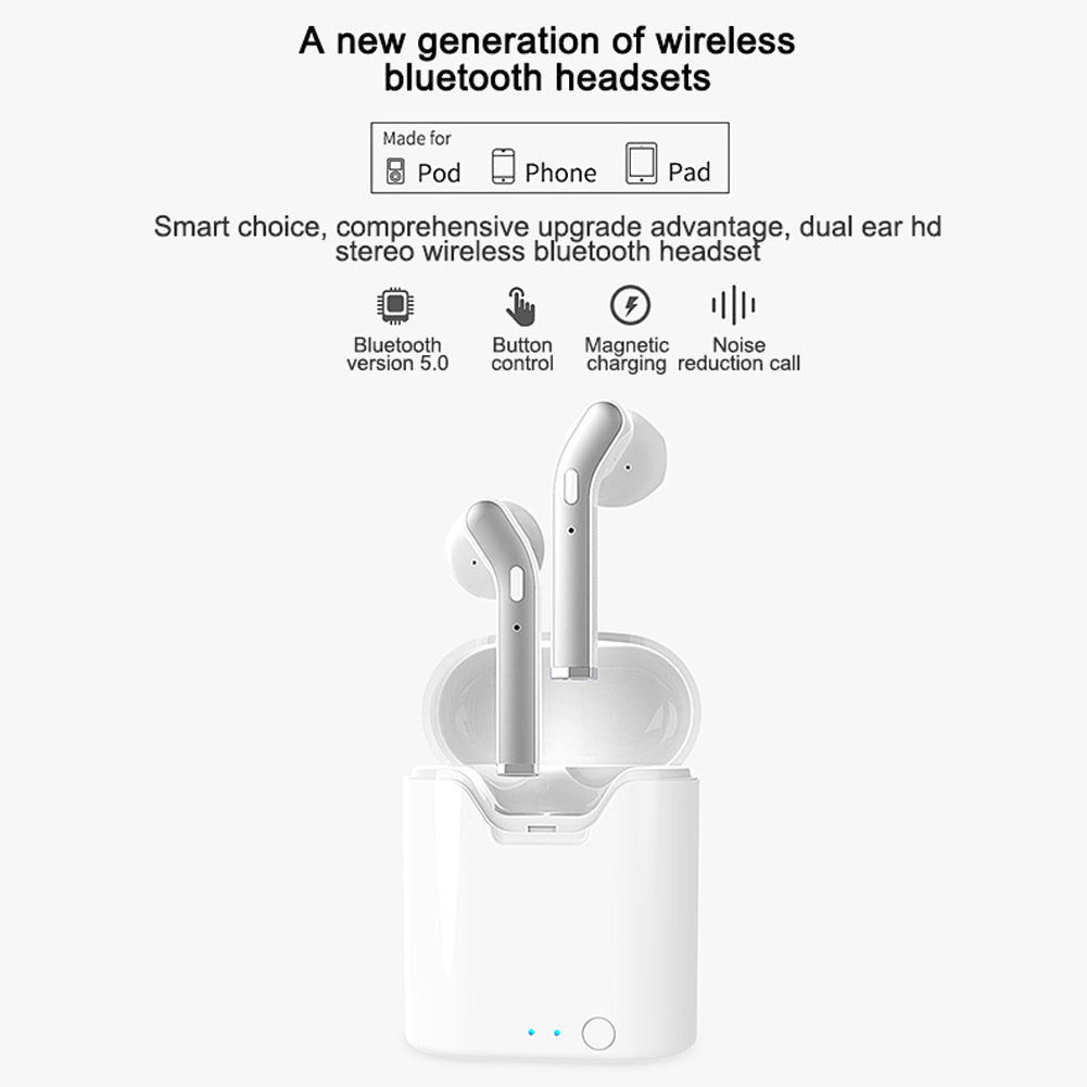 KTX-737683 H17T Wireless Bluetooth Headset with Multi-Point Connection and Voice Control