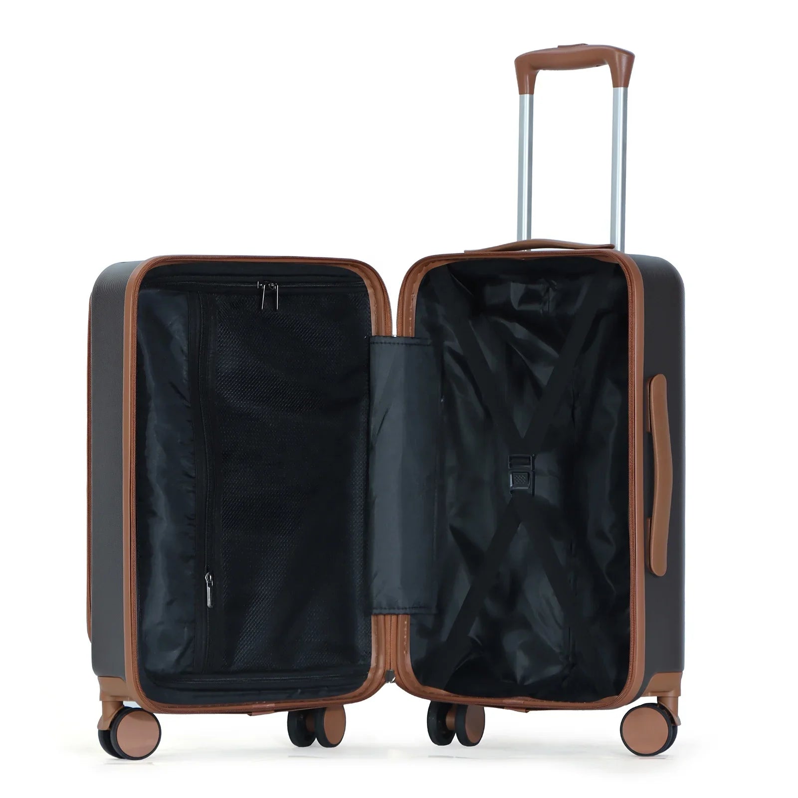 KTX-453331 Lightweight 20-Inch ABS and PC Trolley Hard Case Suitcase for Travel