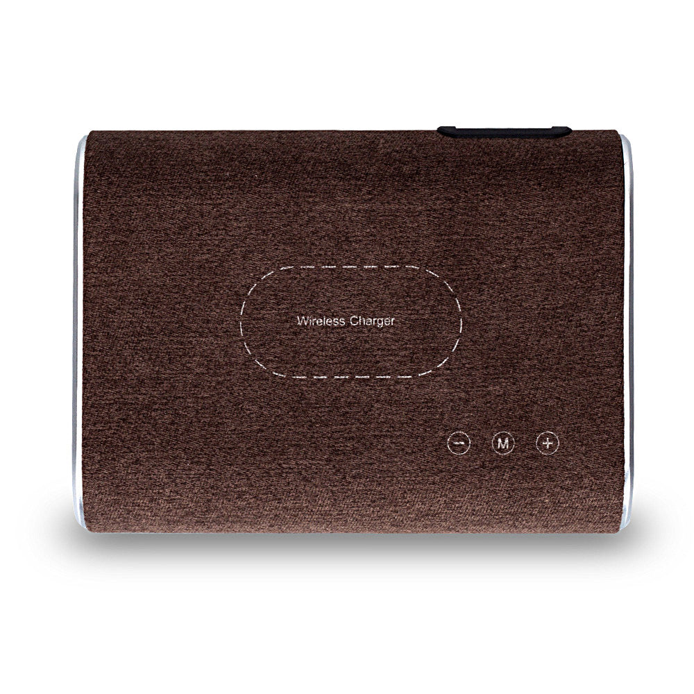 KTX-070419 Wireless Charging Bluetooth Speaker with Dual Stereo Sound and Over-voltage Protection