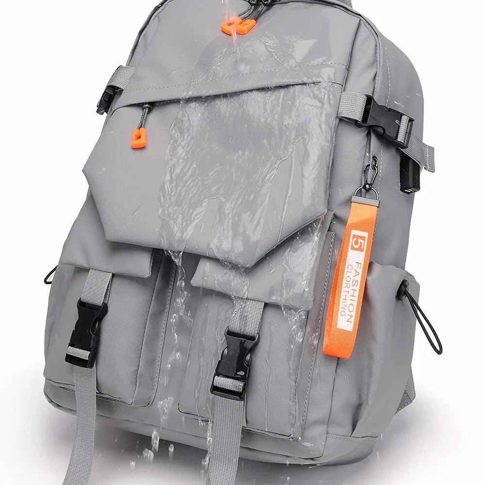KTX-198931 Custom Logo Water-Repellent Men's Backpack with Large Capacity for Travel and College Students, 17 Inch Design