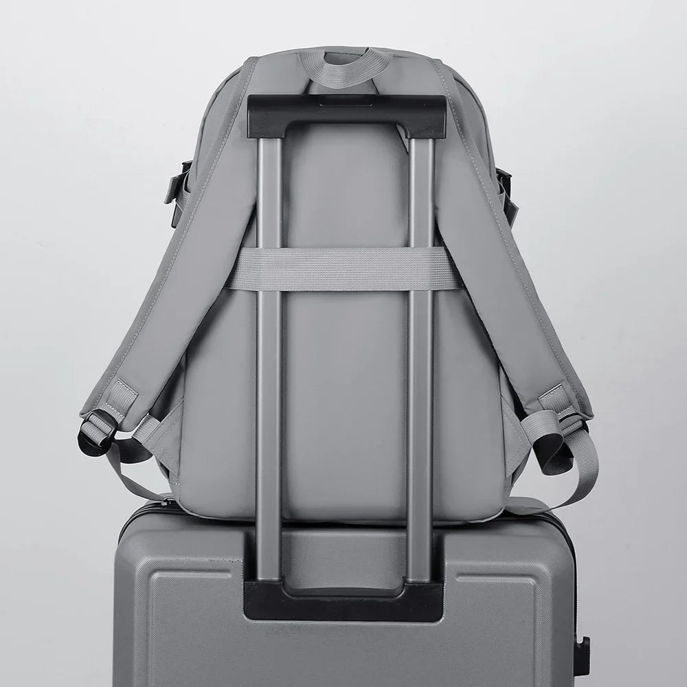 KTX-198931 Custom Logo Water-Repellent Men's Backpack with Large Capacity for Travel and College Students, 17 Inch Design