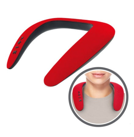 KTX-217299 Bluetooth U-Shaped Hanging Neck Speaker for Sports Running - Waterproof & Wireless Audio with 5-8 Hours Playtime