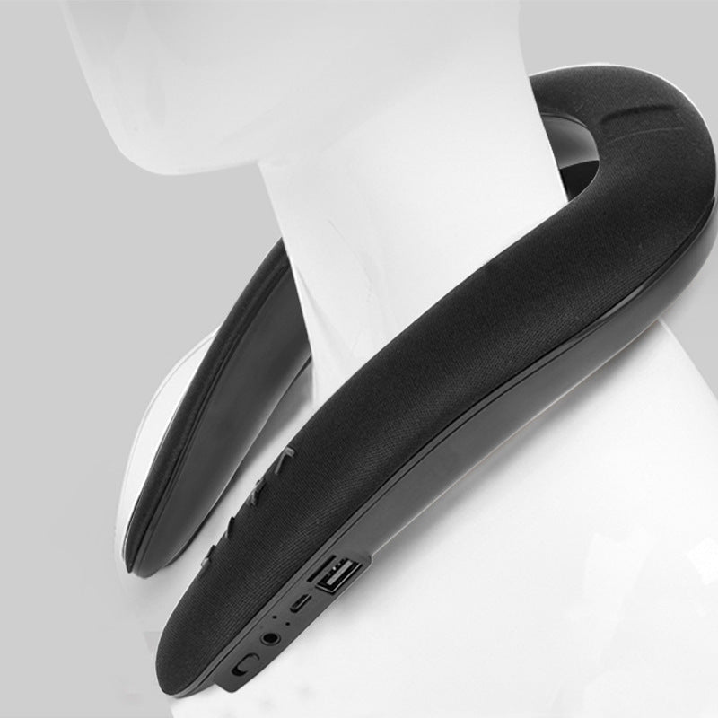KTX-217299 Bluetooth U-Shaped Hanging Neck Speaker for Sports Running - Waterproof & Wireless Audio with 5-8 Hours Playtime