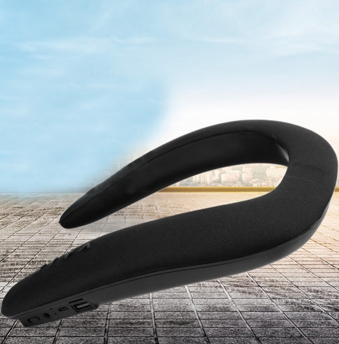 KTX-217299 Bluetooth U-Shaped Hanging Neck Speaker for Sports Running - Waterproof & Wireless Audio with 5-8 Hours Playtime