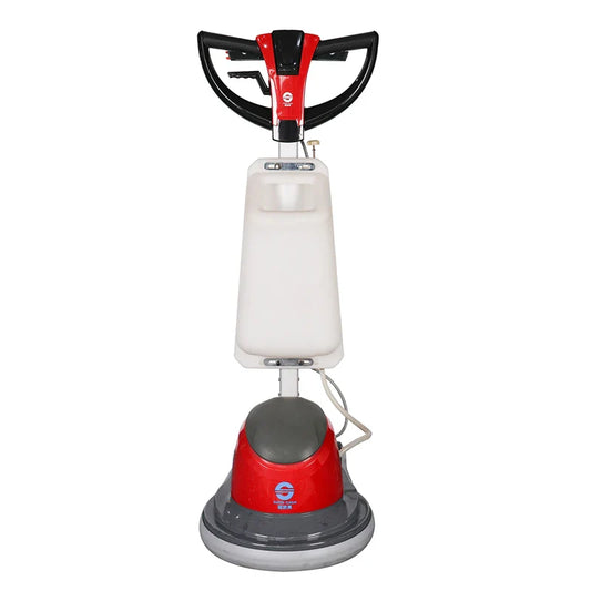 KTX-027539 1100W Multi-Functional Floor Scrubber and Burnishing Machine with Butterfly Handle for Effective Floor and Carpet Cleaning