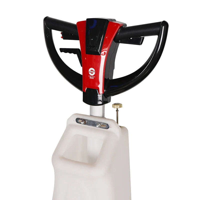 KTX-027539 1100W Multi-Functional Floor Scrubber and Burnishing Machine with Butterfly Handle for Effective Floor and Carpet Cleaning