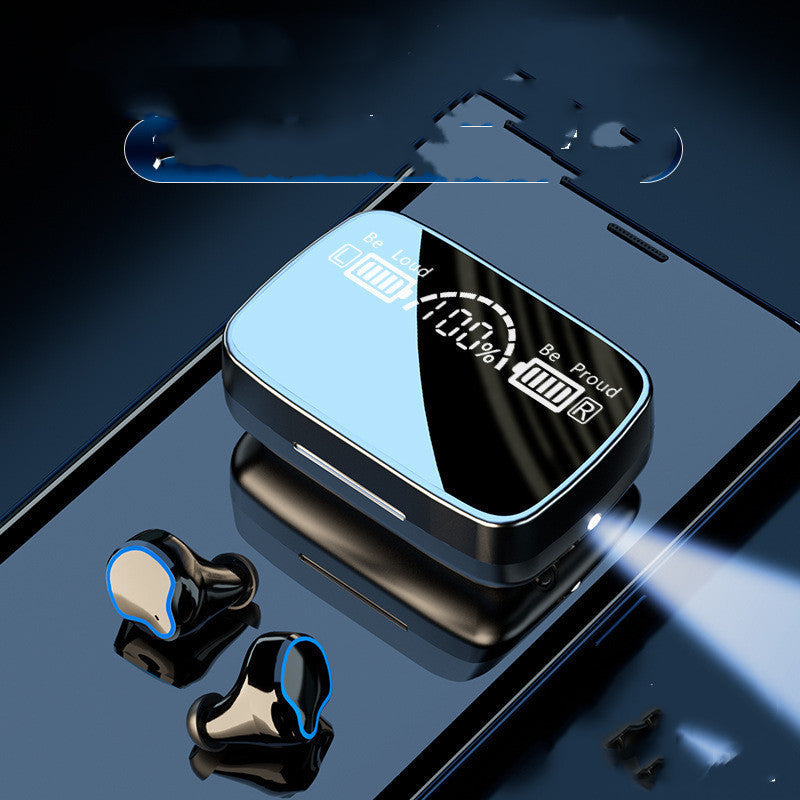 KTX-329811 Bluetooth Wireless Headset with Power Display, Voice Control, and Multi-Point Connectivity